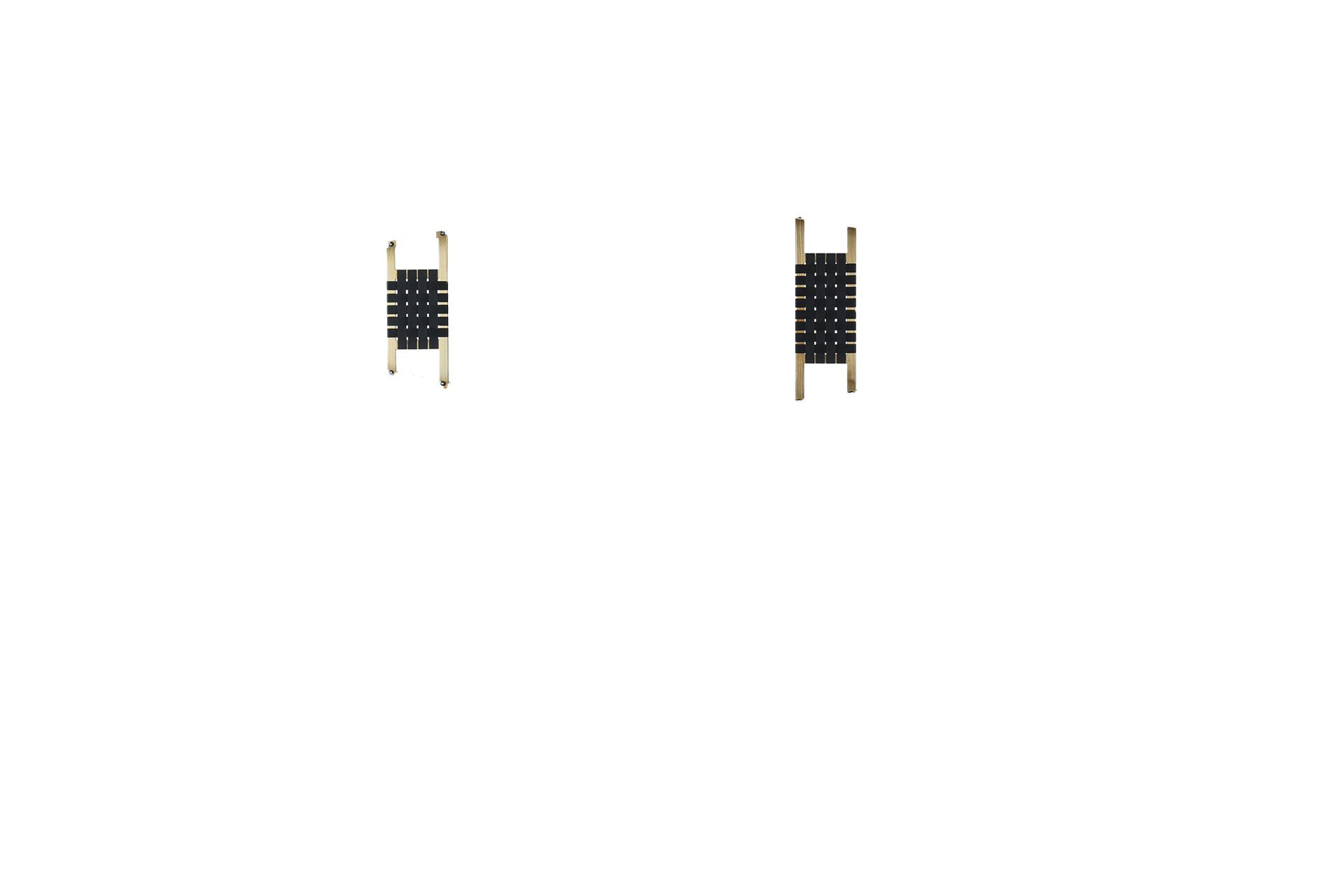 Seating: 2 x wood/web seats