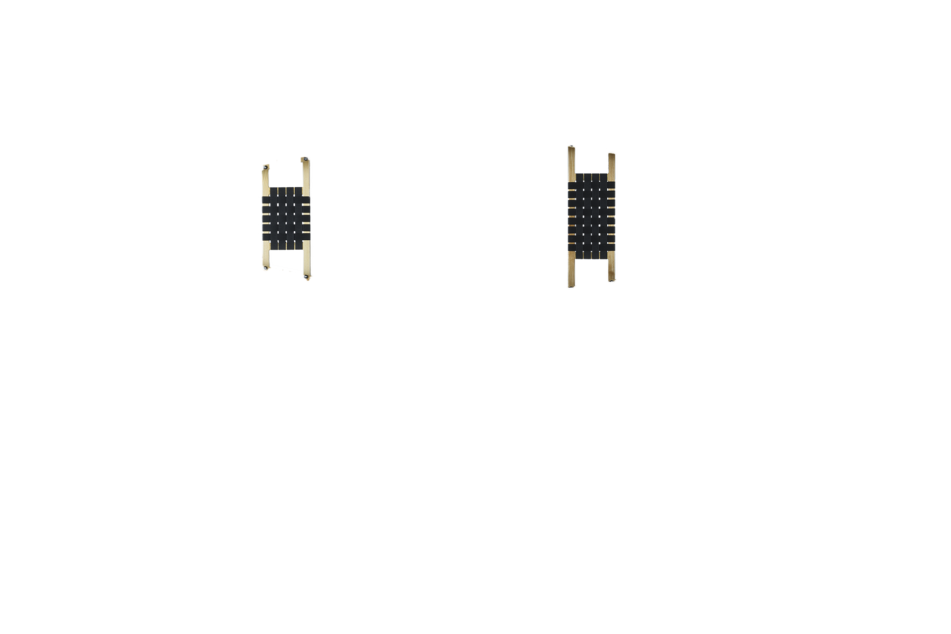 Seating: 2 x wood/web seats