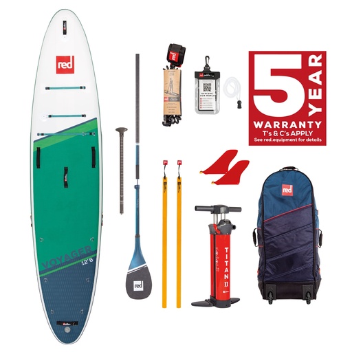 Red Paddle Co 12'6" Voyager Prime Package