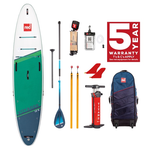 Red Paddle Co 12'6" Voyager Hybrid Tough Package